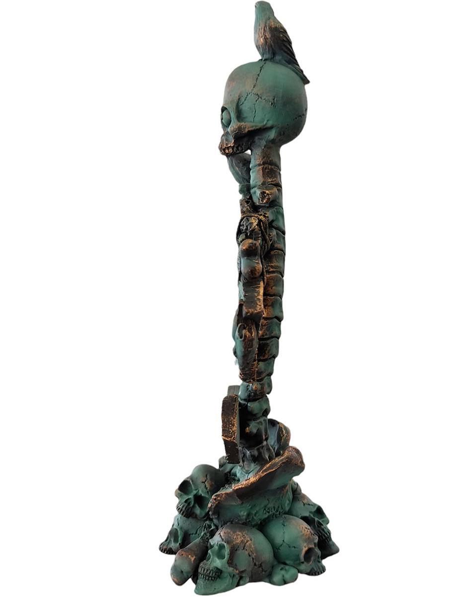 Figura decorativa con forma de cráneos 2