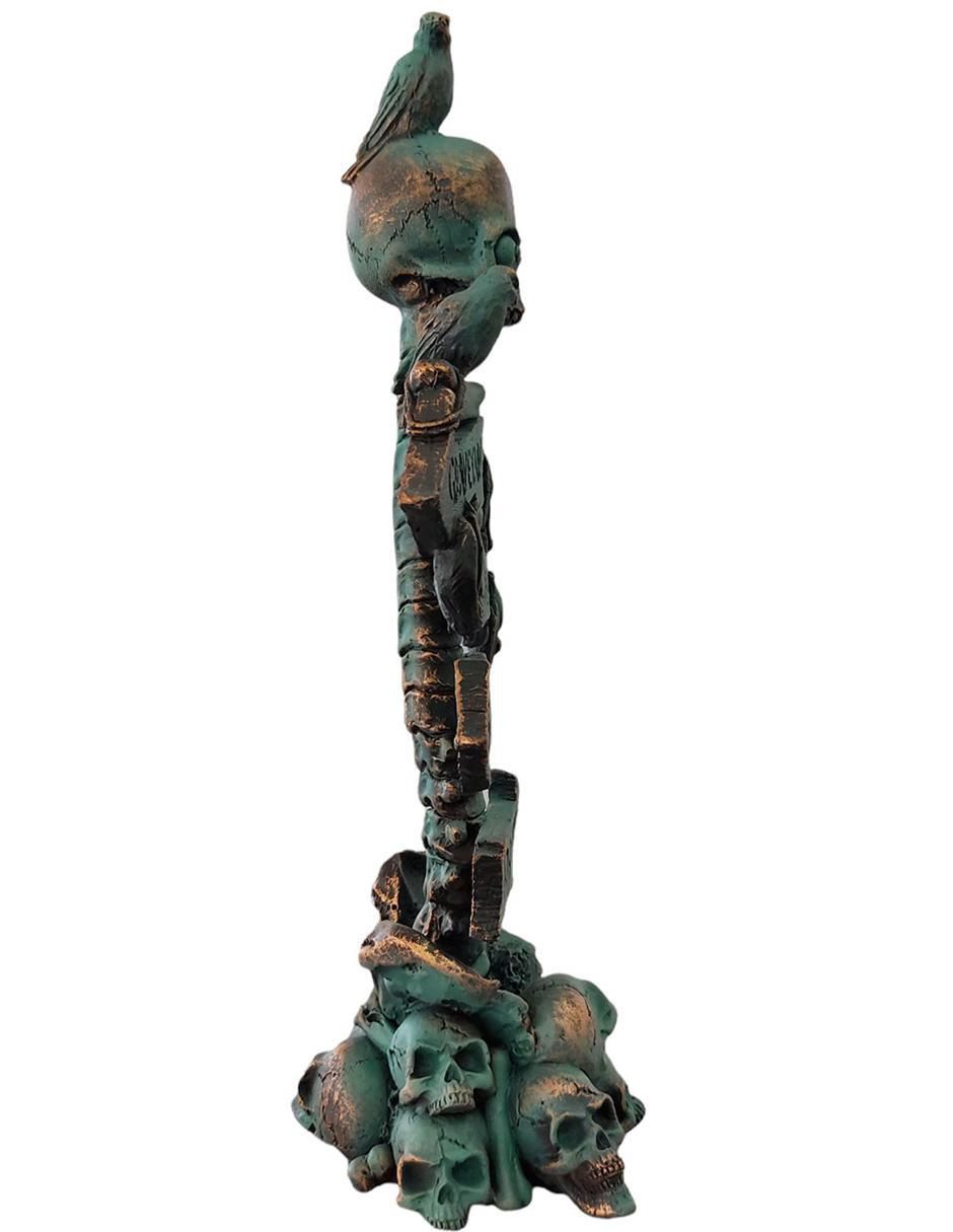 Figura decorativa con forma de cráneos 4
