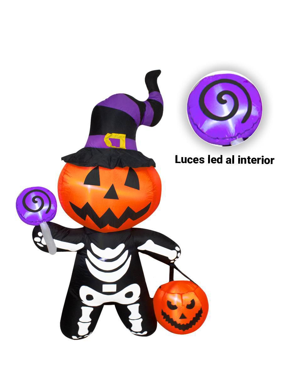 Inflable decorativo forma de calabaza 3