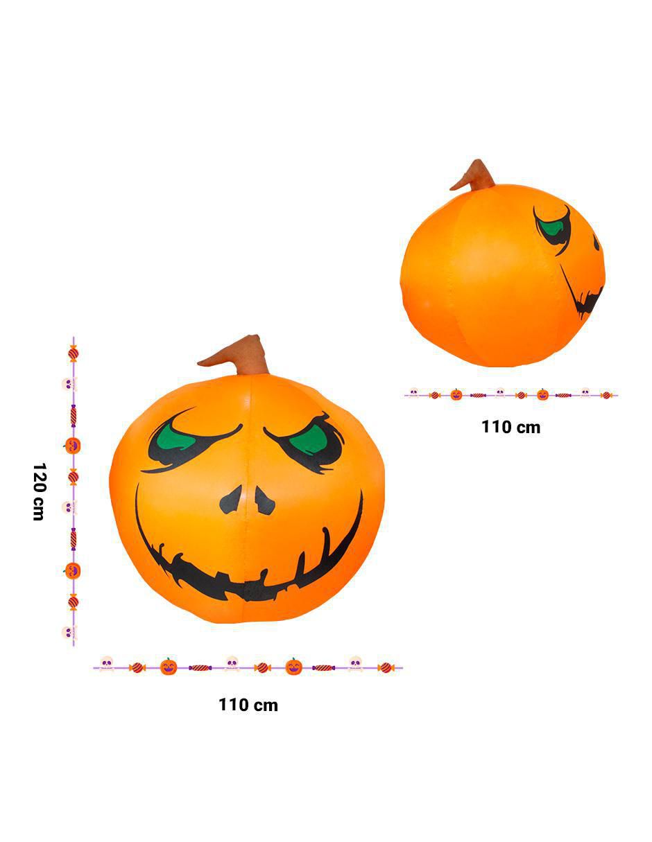 Inflable decorativo forma de calabaza 6
