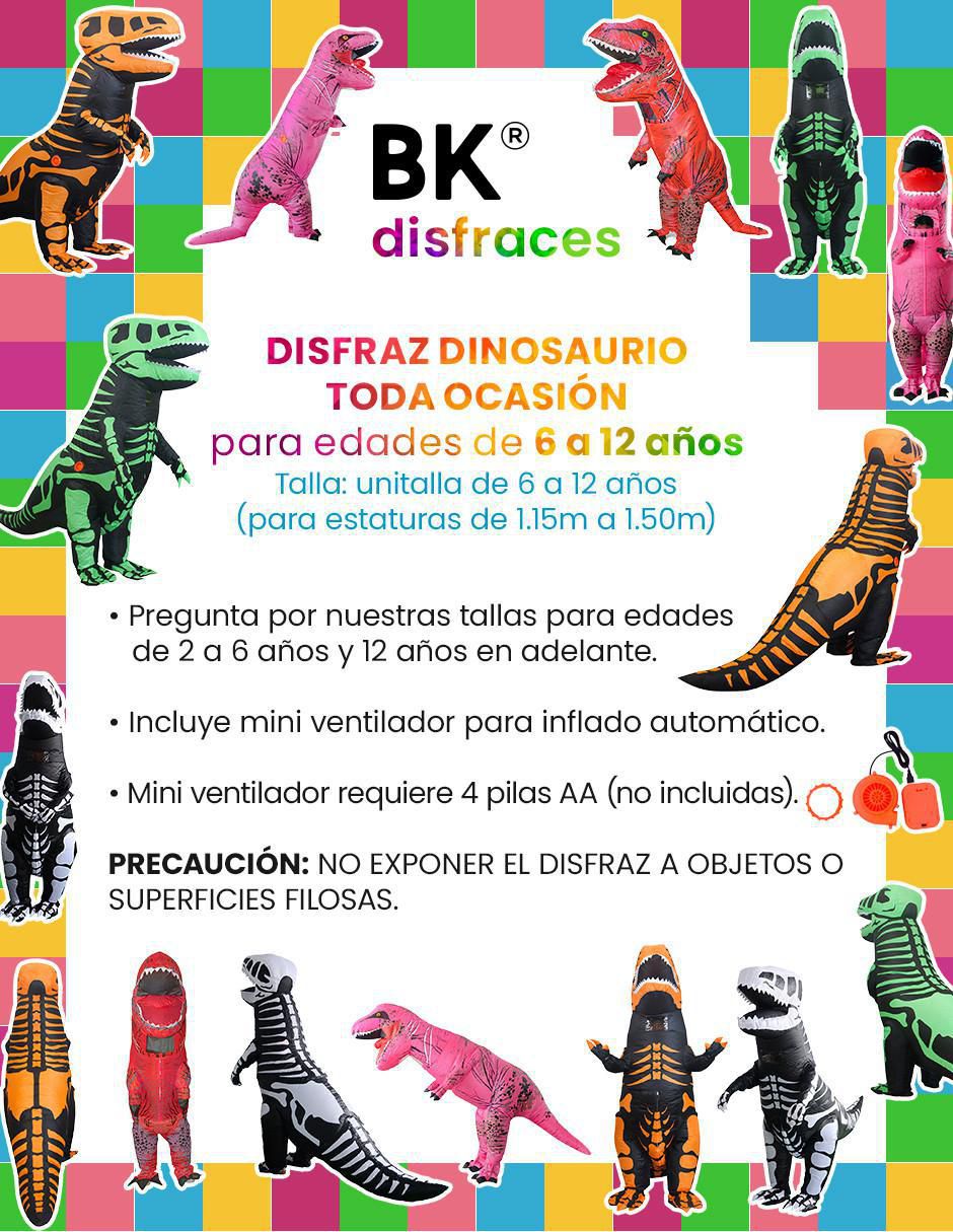 Disfraz de dinosaurio unisex 2