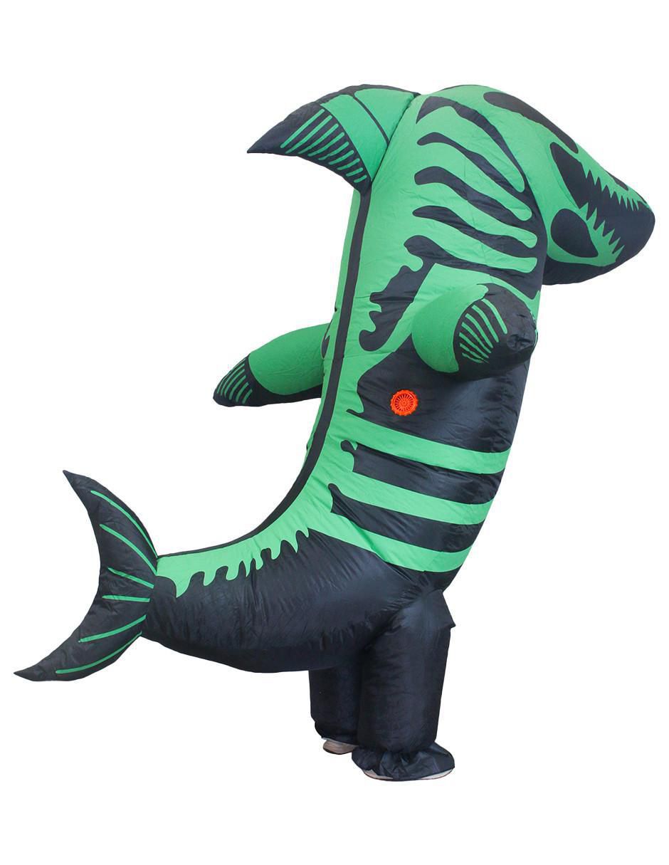 "disfraz" beckon disfraz inflable tiburón "de" sin forma sin licencia "para" unisex