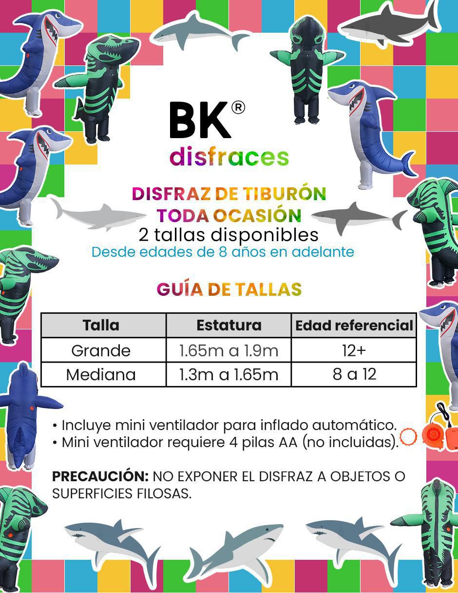 Disfraz de tiburón unisex 2
