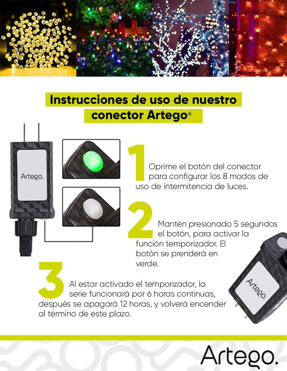 Serie LED con 100 focos 6