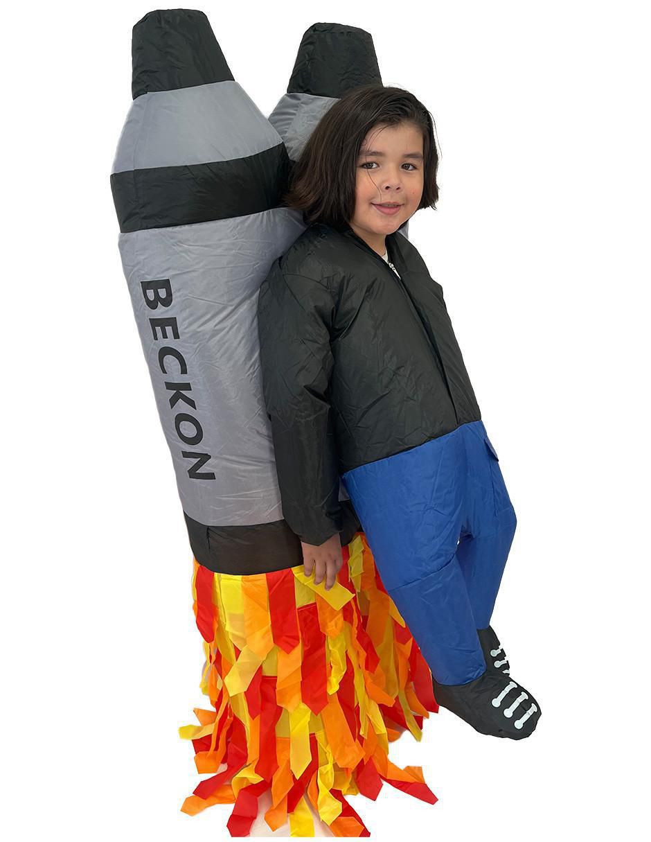 Disfraz Cohete Rocket de astronauta para infantil unisex 4