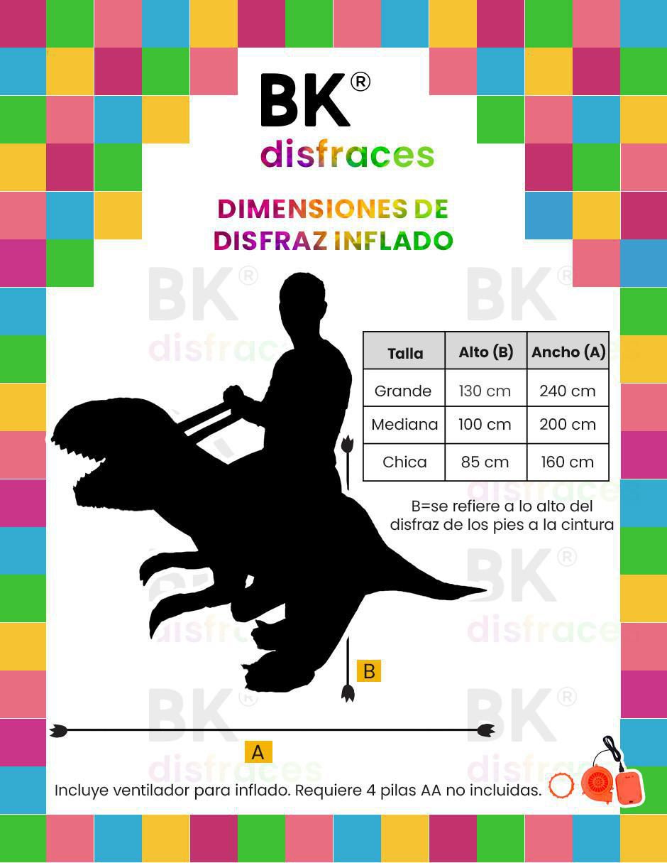 Disfraz Velociraptor de dinosaurio unisex 10