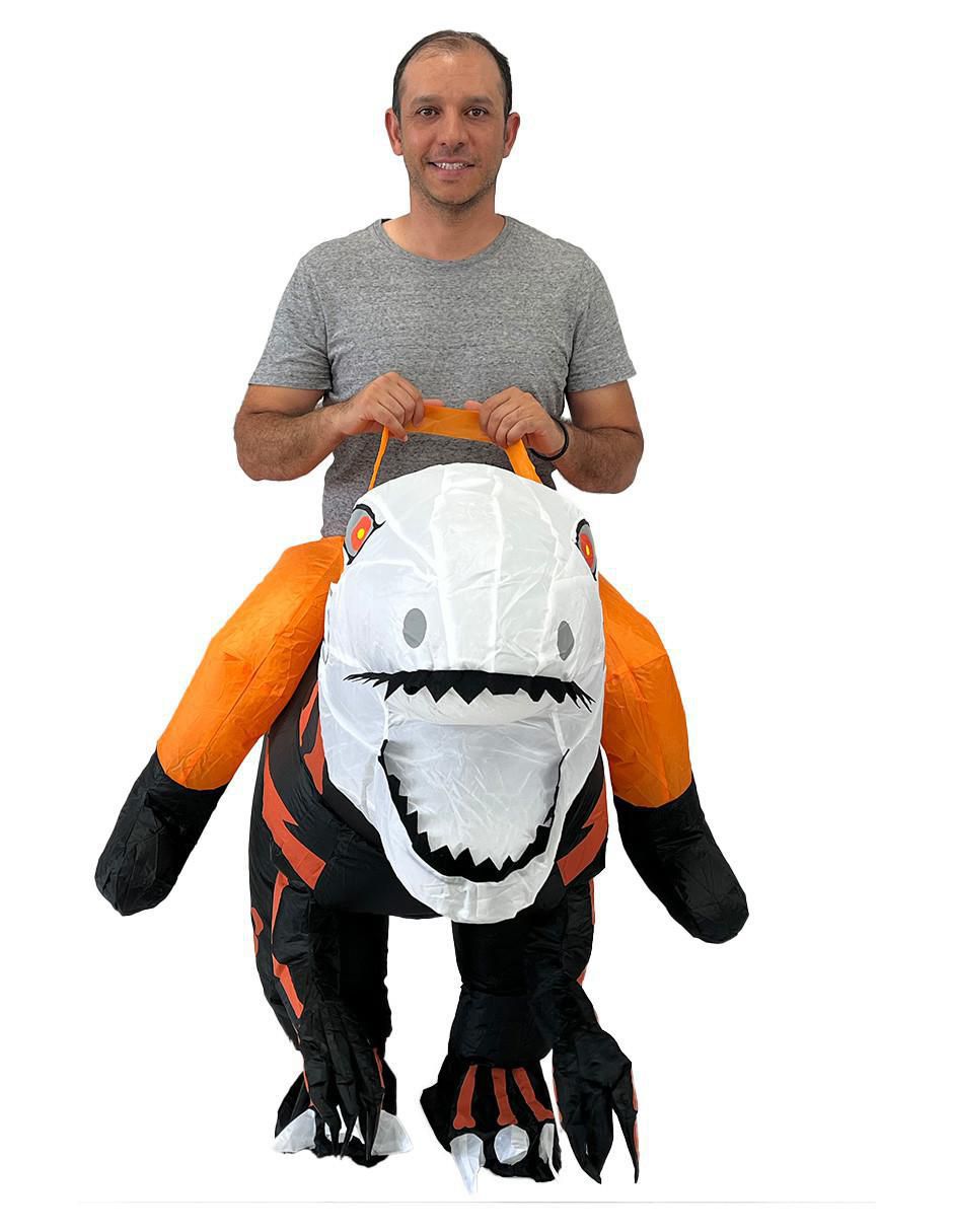 Disfraz Velociraptor de dinosaurio unisex 8