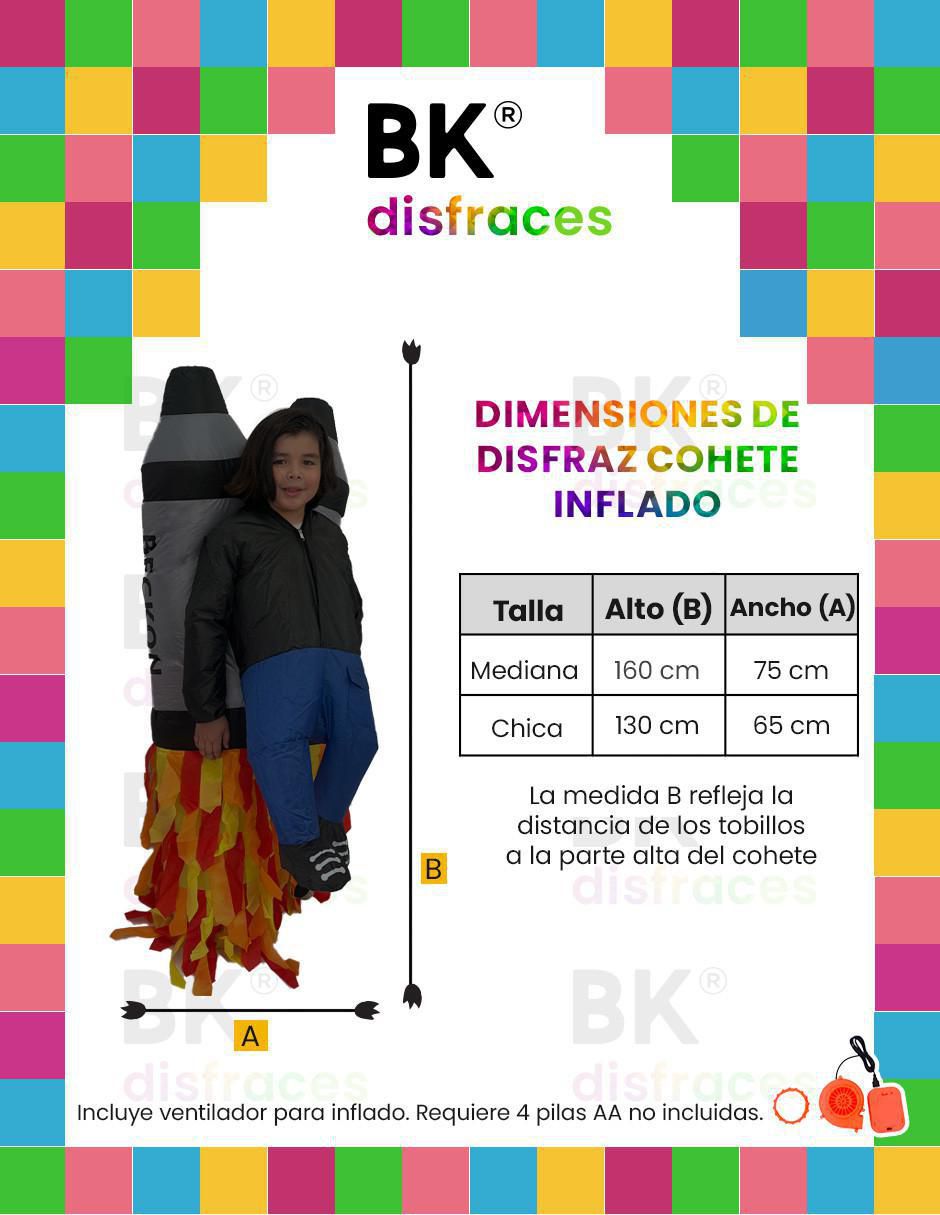 Disfraz Rocket de astronauta para infantil unisex 7