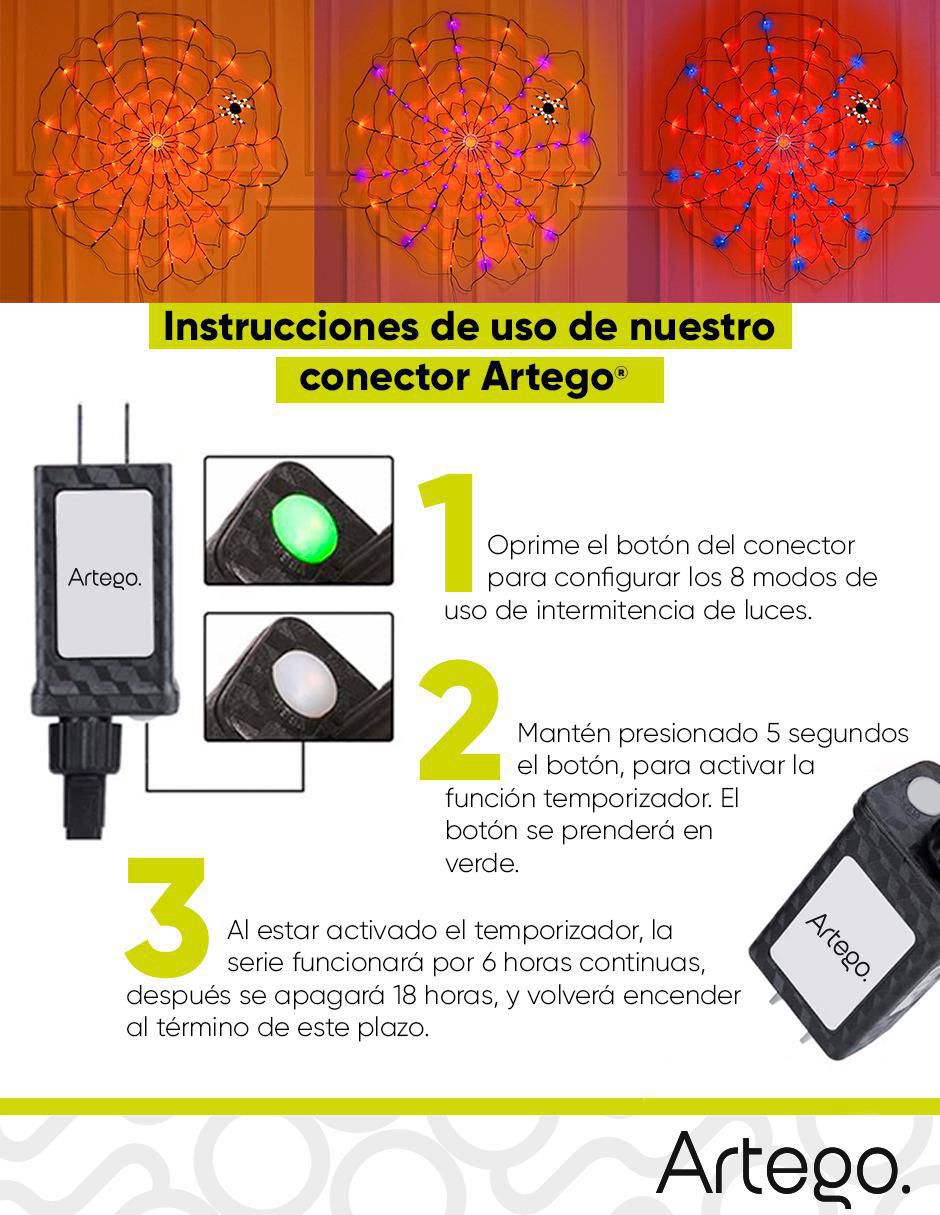 Serie red LED con 96 focos 6