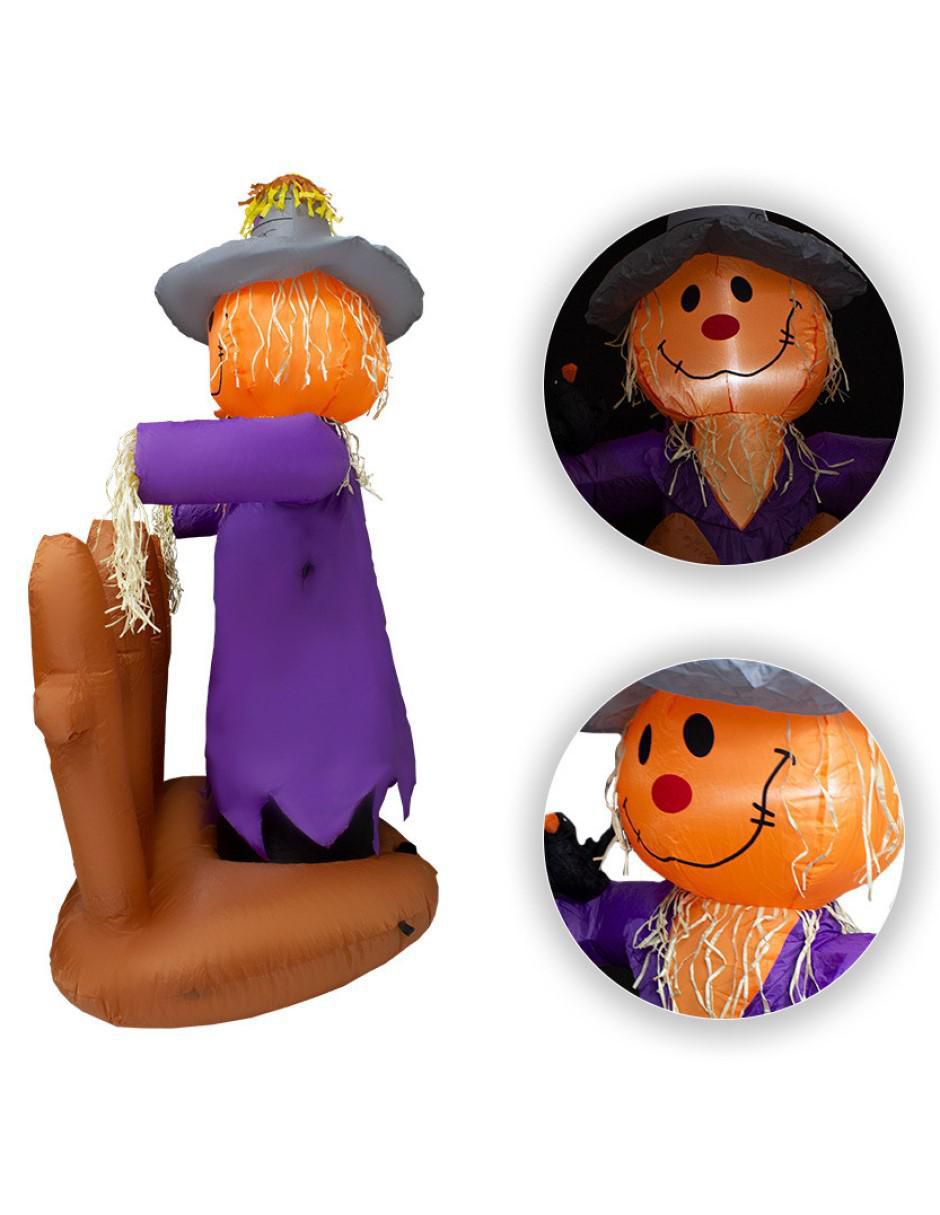 Inflable decorativo forma de espantapájaros 4