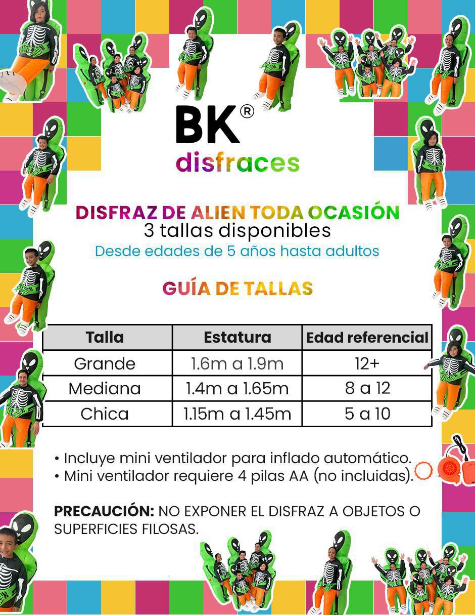 Disfraz de alien para infantil unisex 2