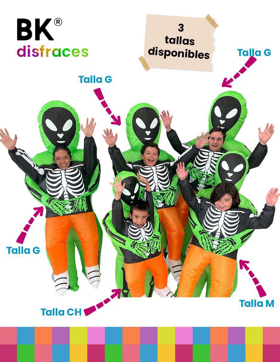 Disfraz de alien para infantil unisex 3