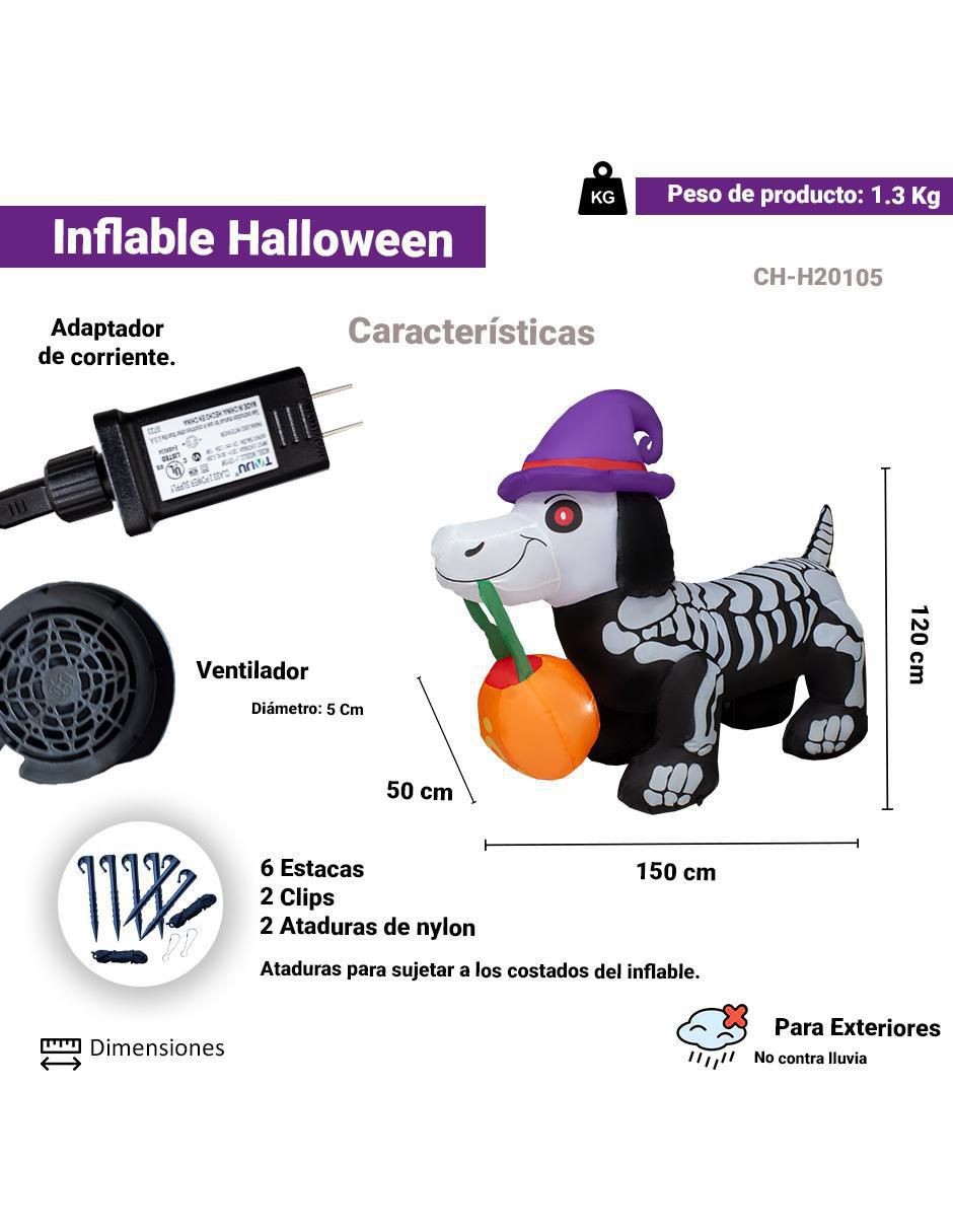 Inflable decorativo forma de perro 4