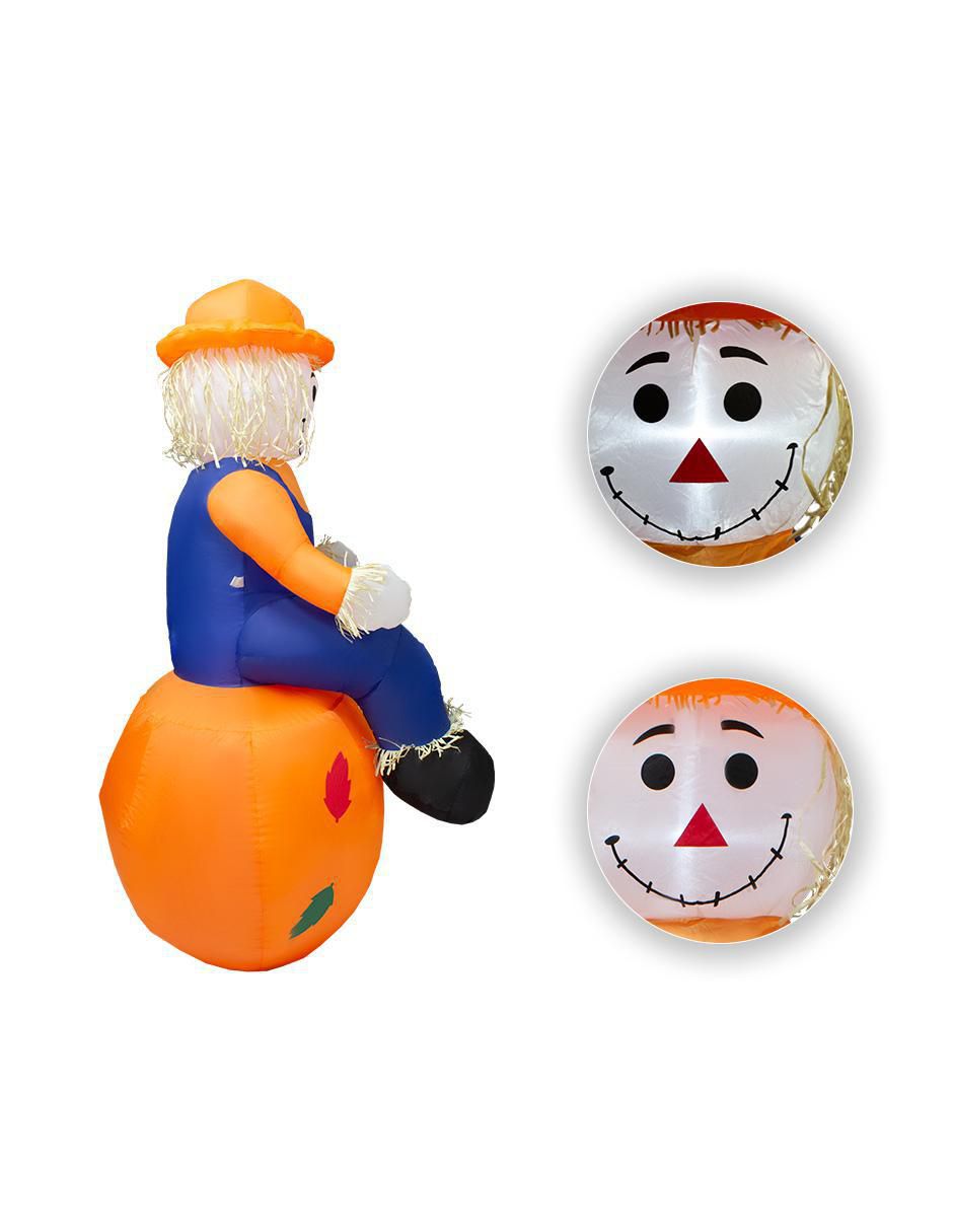 Inflable decorativo forma de espantapájaros 2