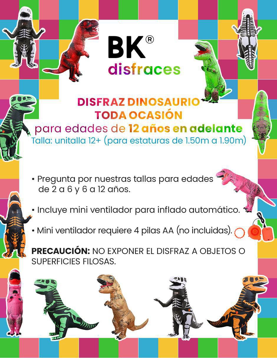 "disfraz" beckon huesos "de" dinosaurio sin licencia "para" unisex