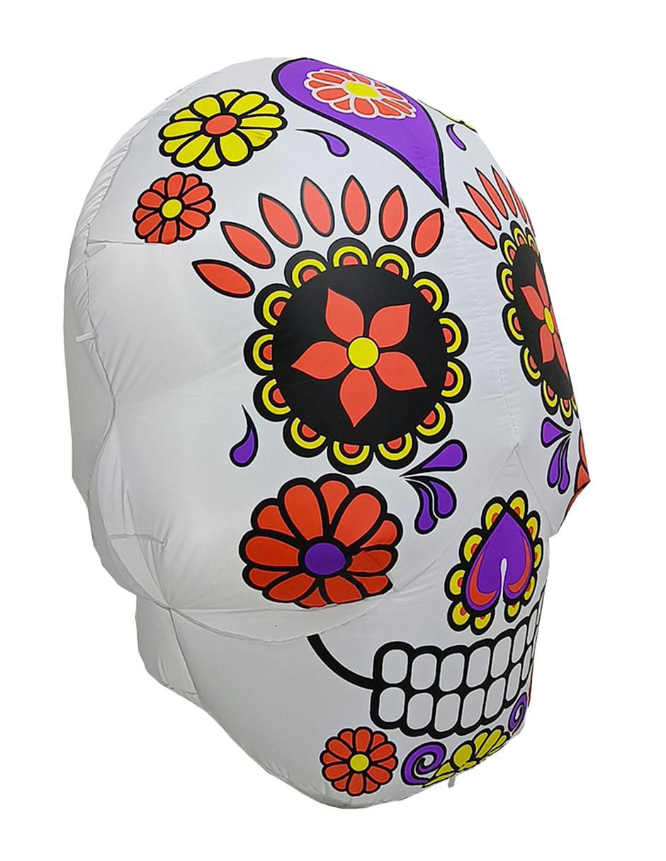 Inflable decorativo forma de calavera 6