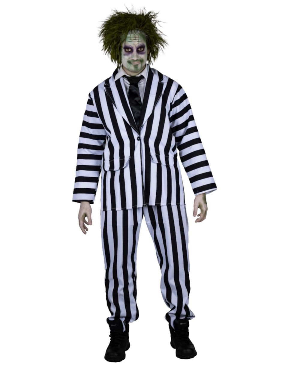 Disfraz Warner Bros de fantasma Beetlejuice para hombre Disfraz Warner Bros de fantasma Beetlejuice para hombre