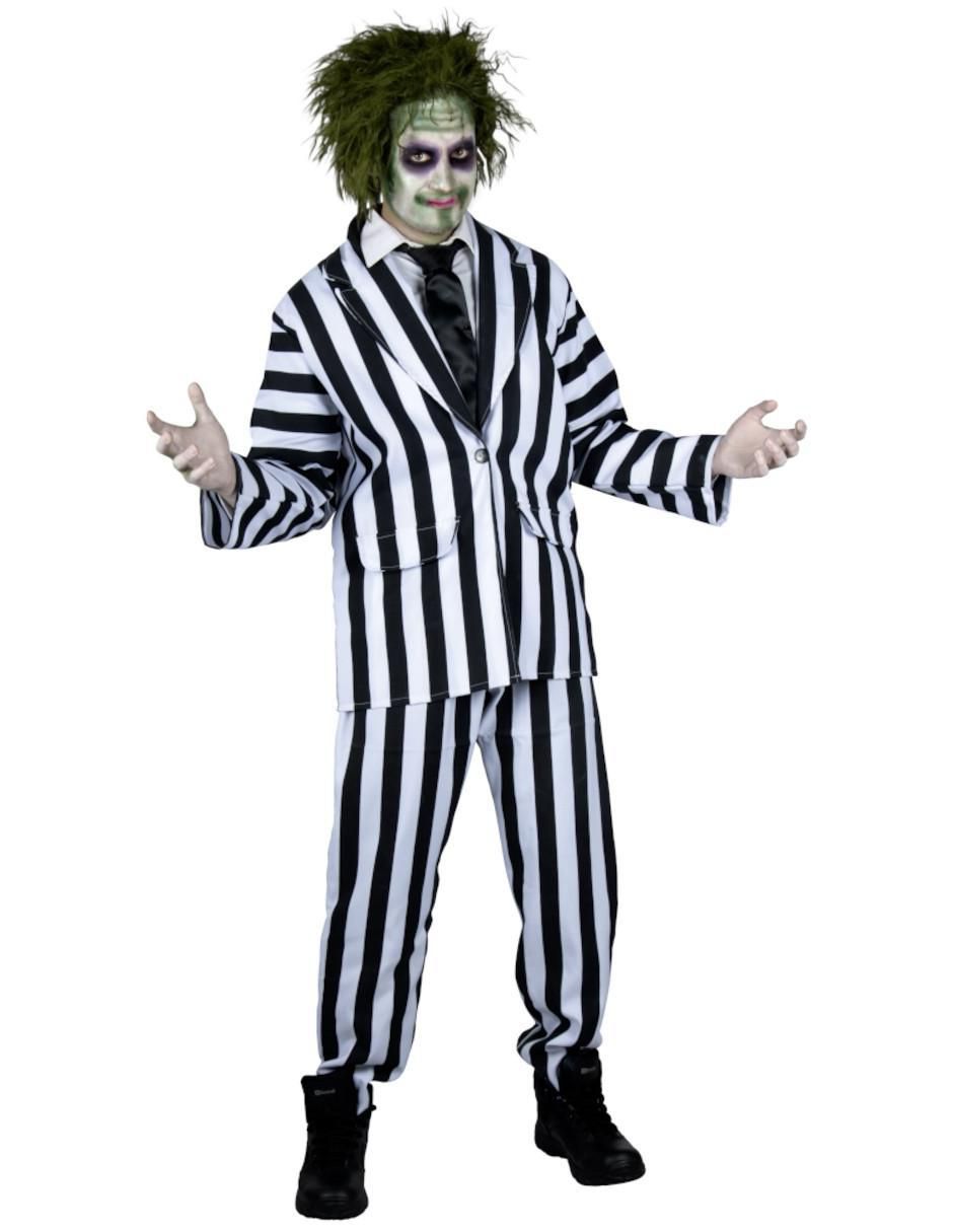 Disfraz Warner Bros de fantasma Beetlejuice para hombre 4