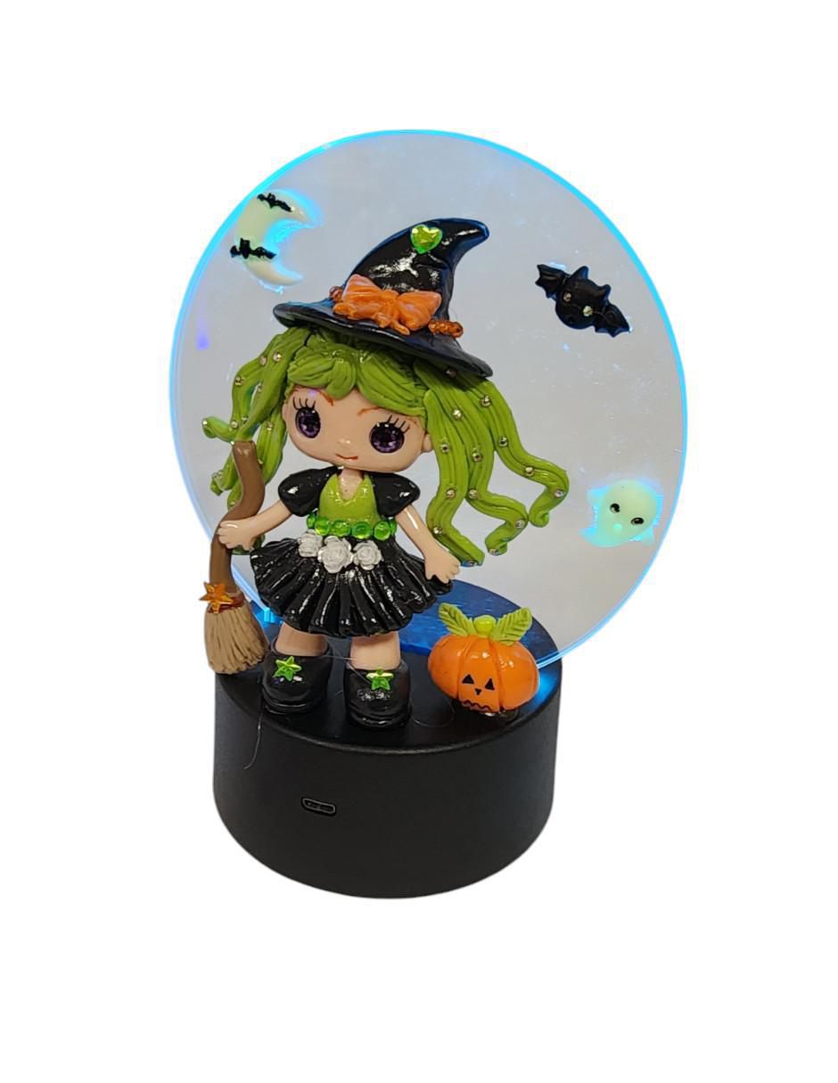Figura decorativa redondo Bruja 2