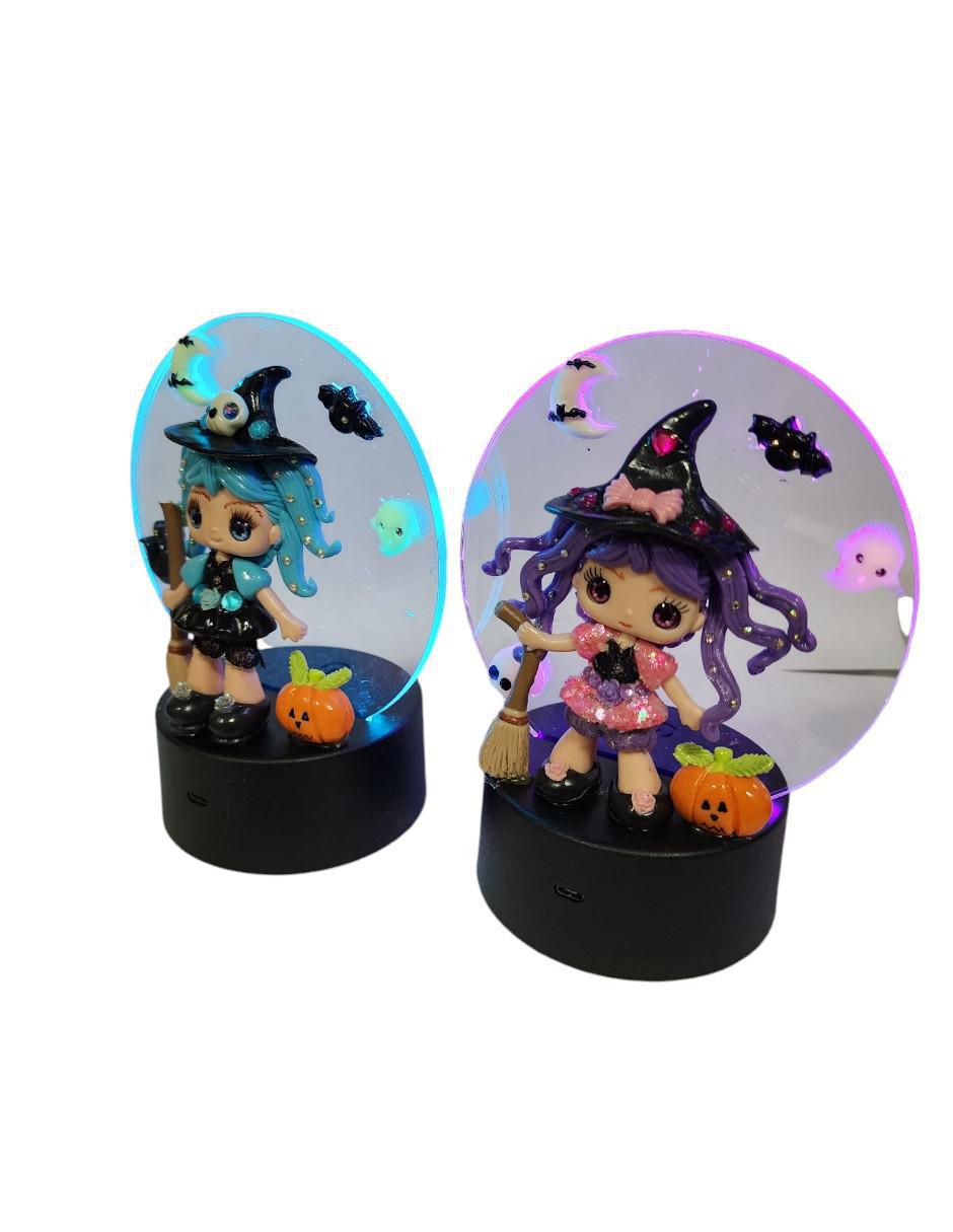 Figura decorativa redondo Brujas 2