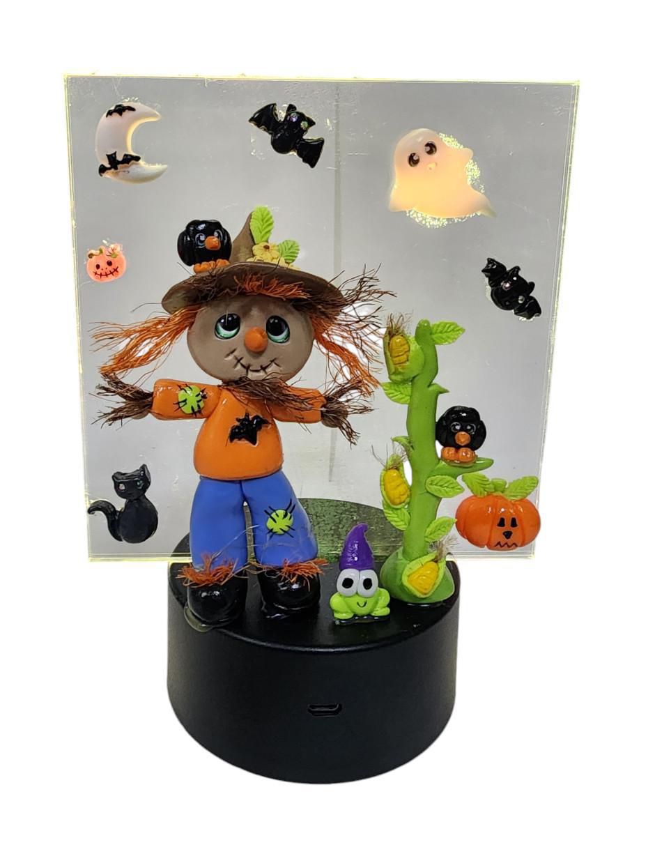 Figura decorativa de muñeco Halloween Espantapájaros 6