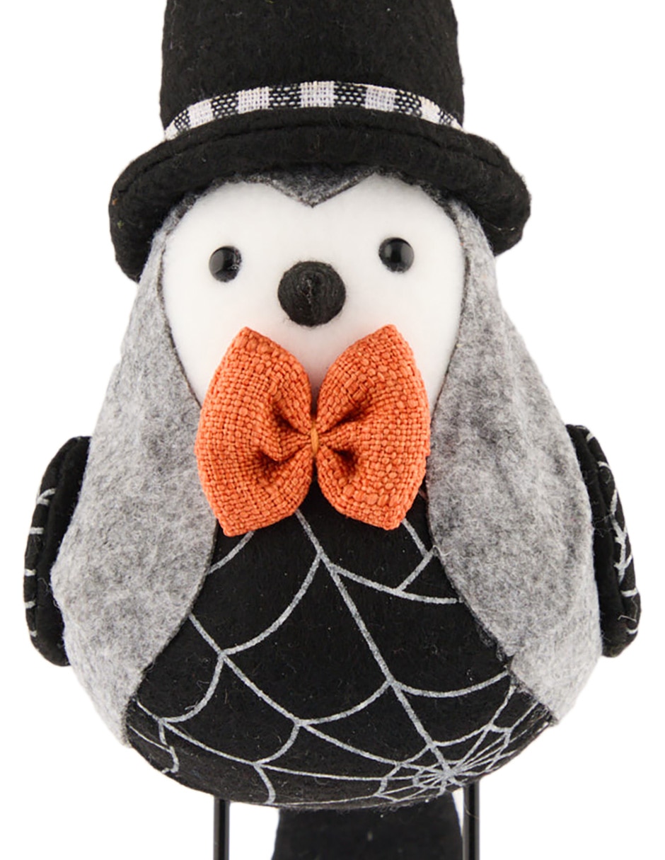 Figura decorativa de Halloween con forma de pájaro 4