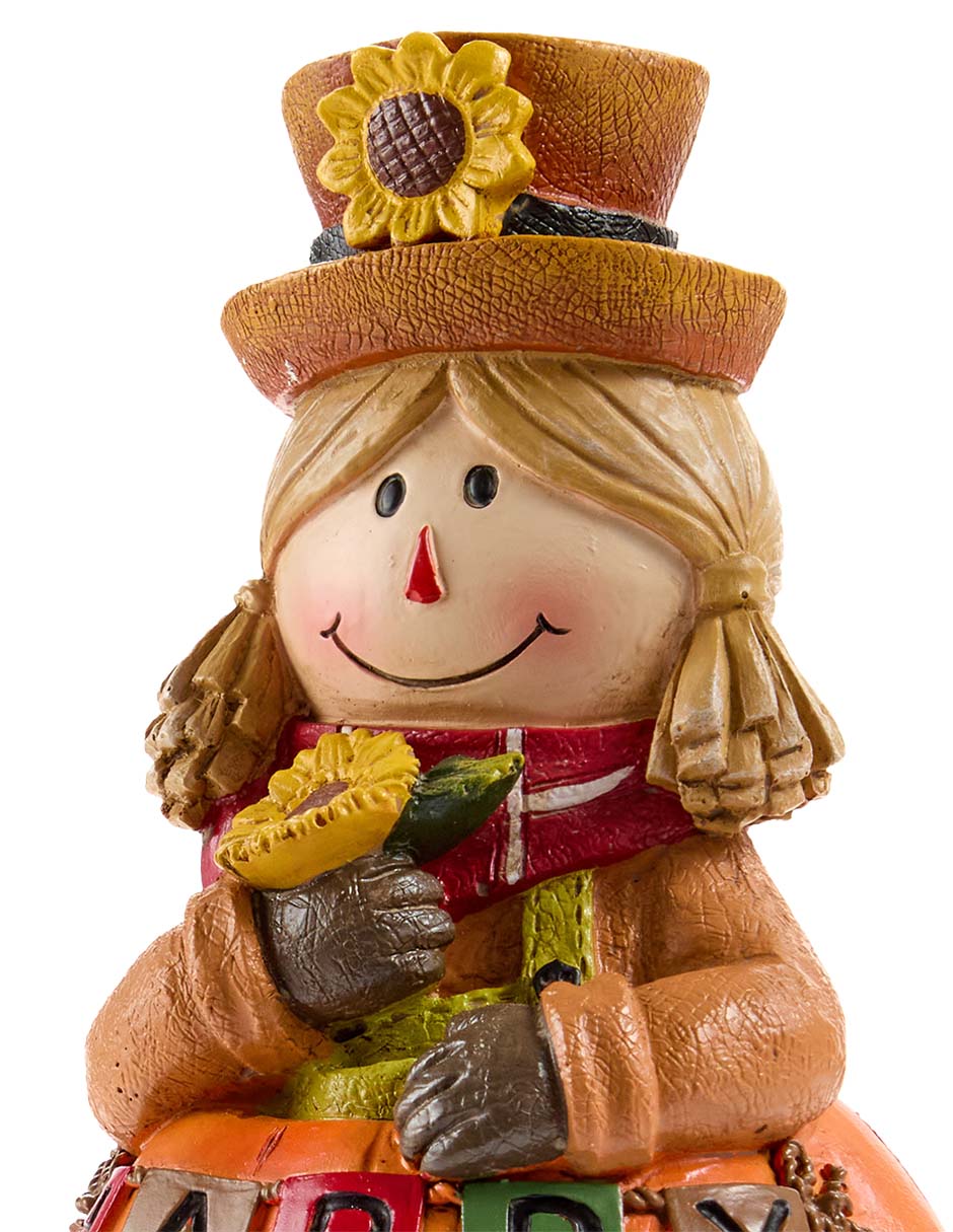 Figura decorativa con forma de espantapájaros
