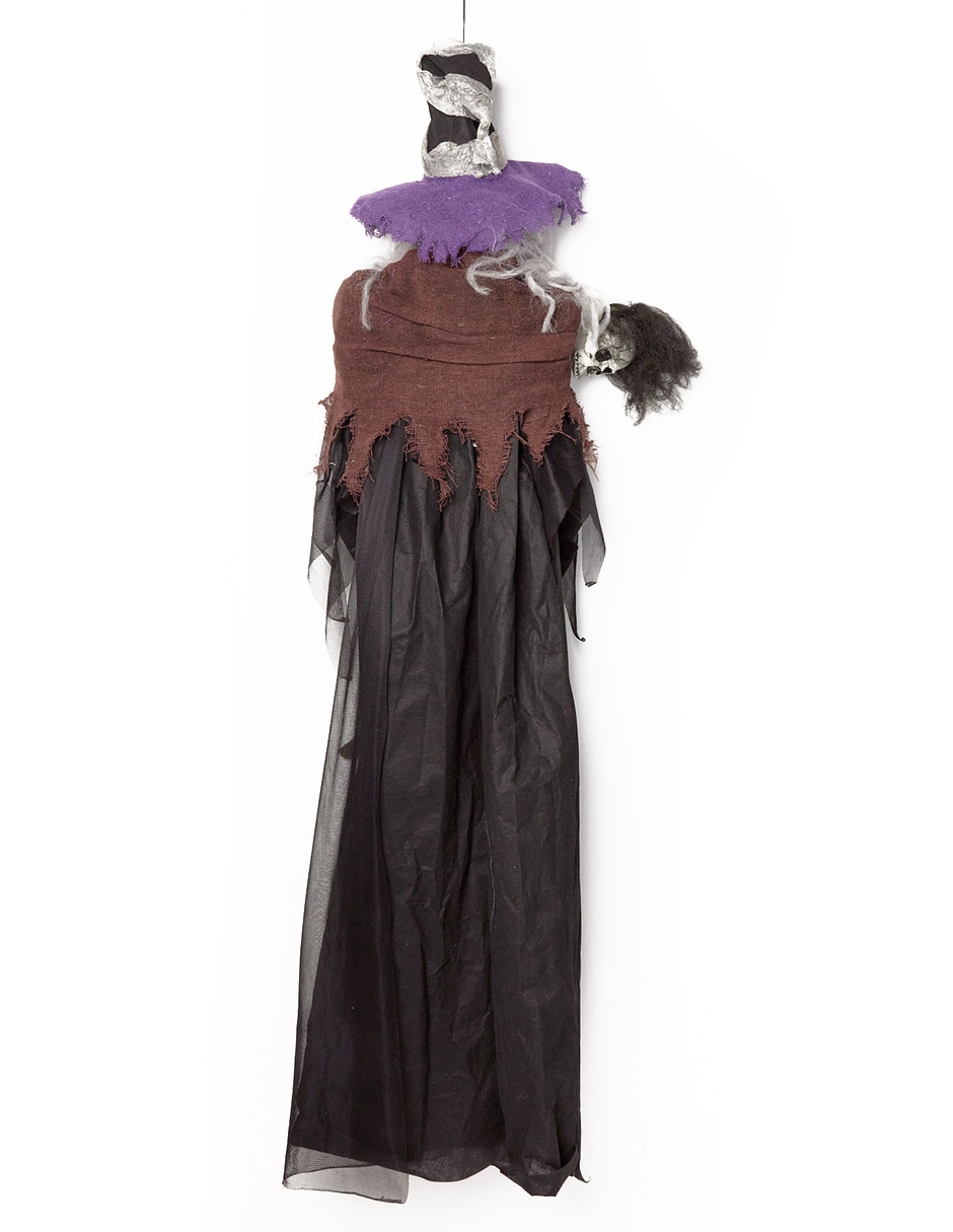 Figura decorativa de Halloween con forma de bruja 2