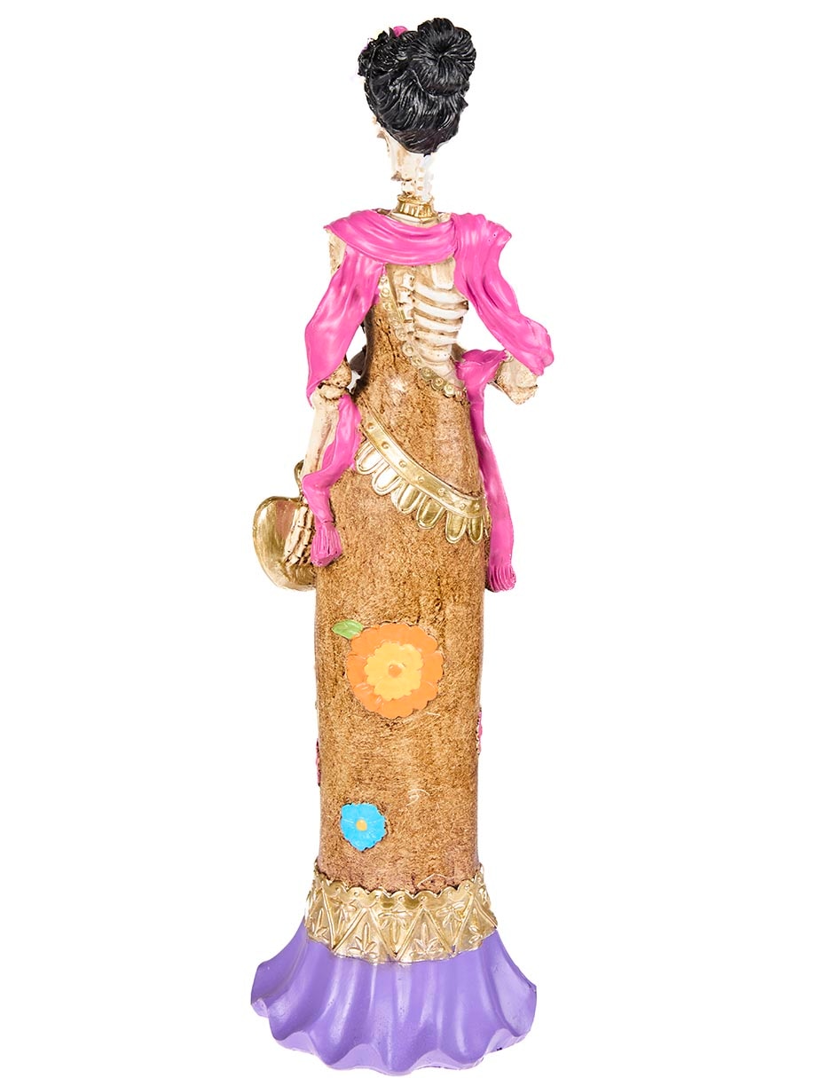 Figura decorativa Día de Muertos con forma de catrina 3