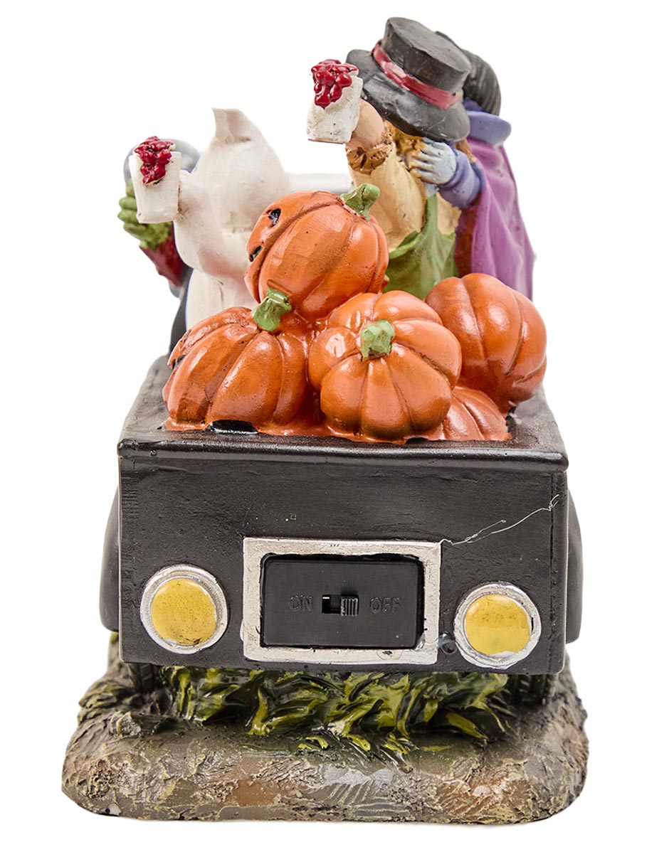 Figura decorativa de Halloween con forma de camioneta 5