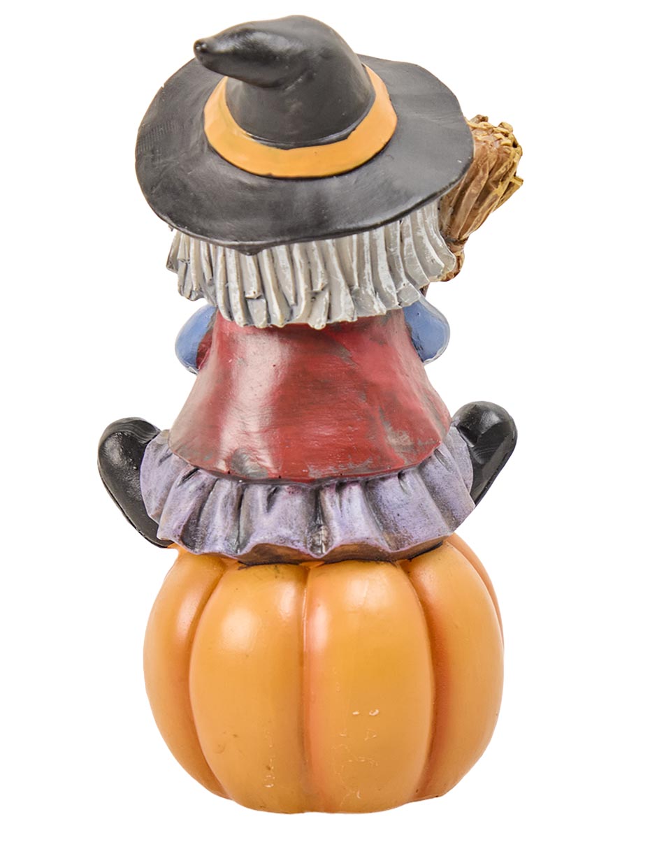 Figura decorativa de Halloween con forma de bruja 4