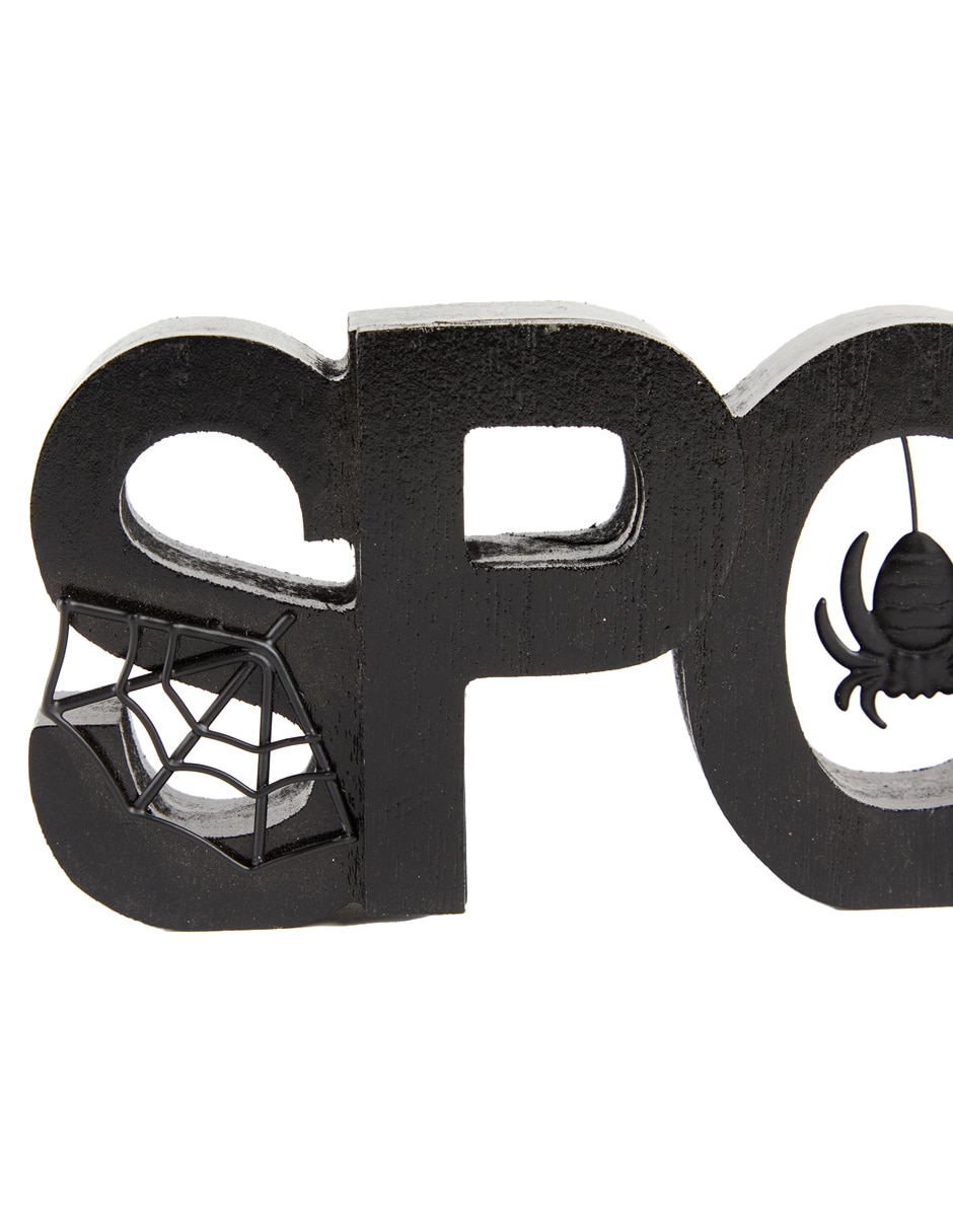 Figura decorativa de Halloween con forma de letrero 4
