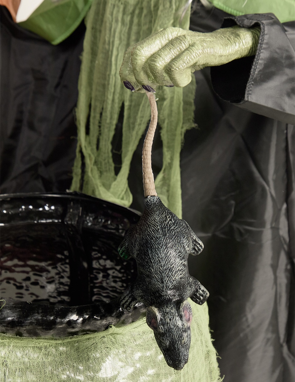 Figura decorativa de Halloween con forma de bruja 5