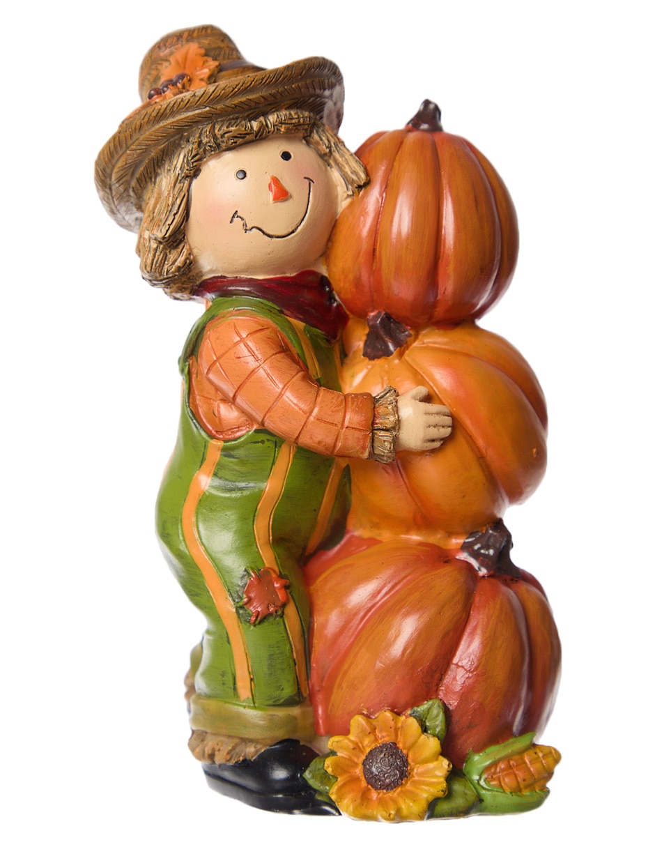 Figura decorativa con forma de espantapájaros