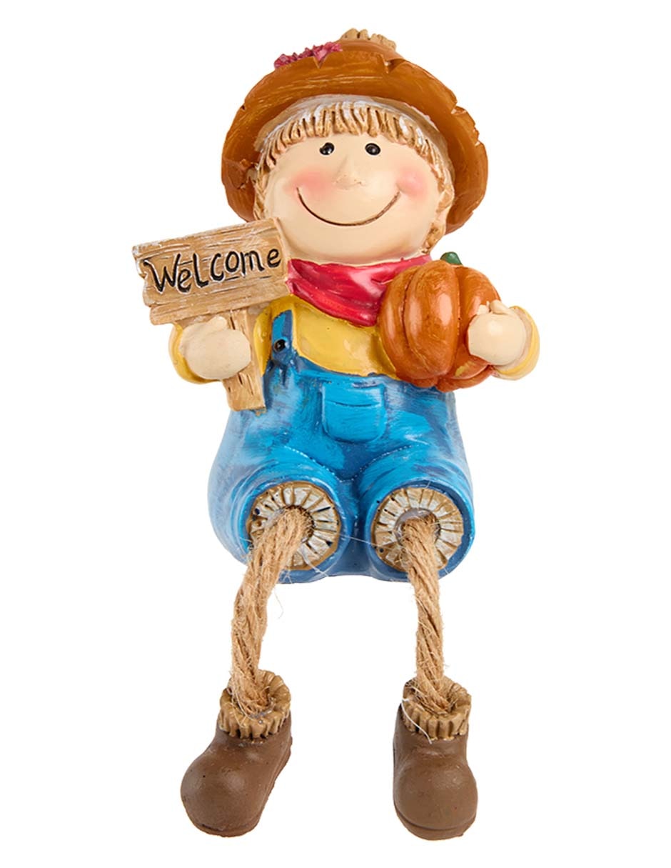 Figura decorativa Harvest con forma de espantapájaros Figura decorativa Harvest con forma de espantapájaros