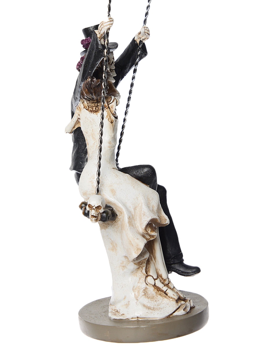 Figura decorativa de Día de Muertos con forma de pareja de esqueletos 6