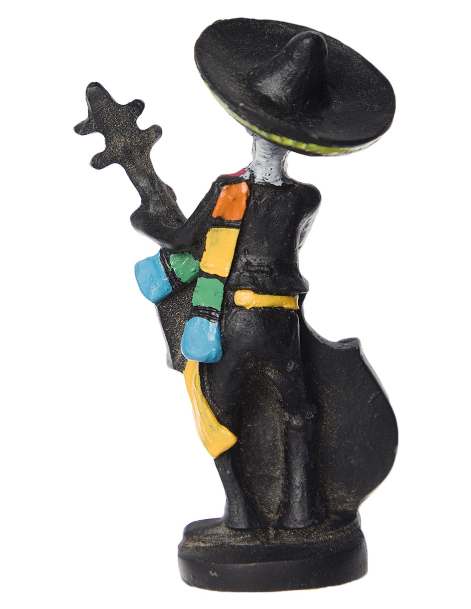Figura decorativa de Día de Muertos con forma de mariachi 3