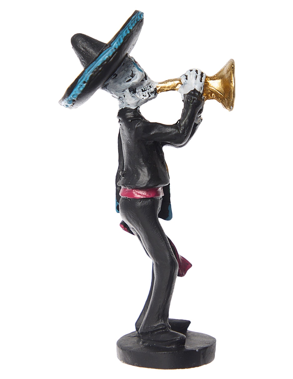 Figura decorativa de Día de Muertos con forma de mariachi 3