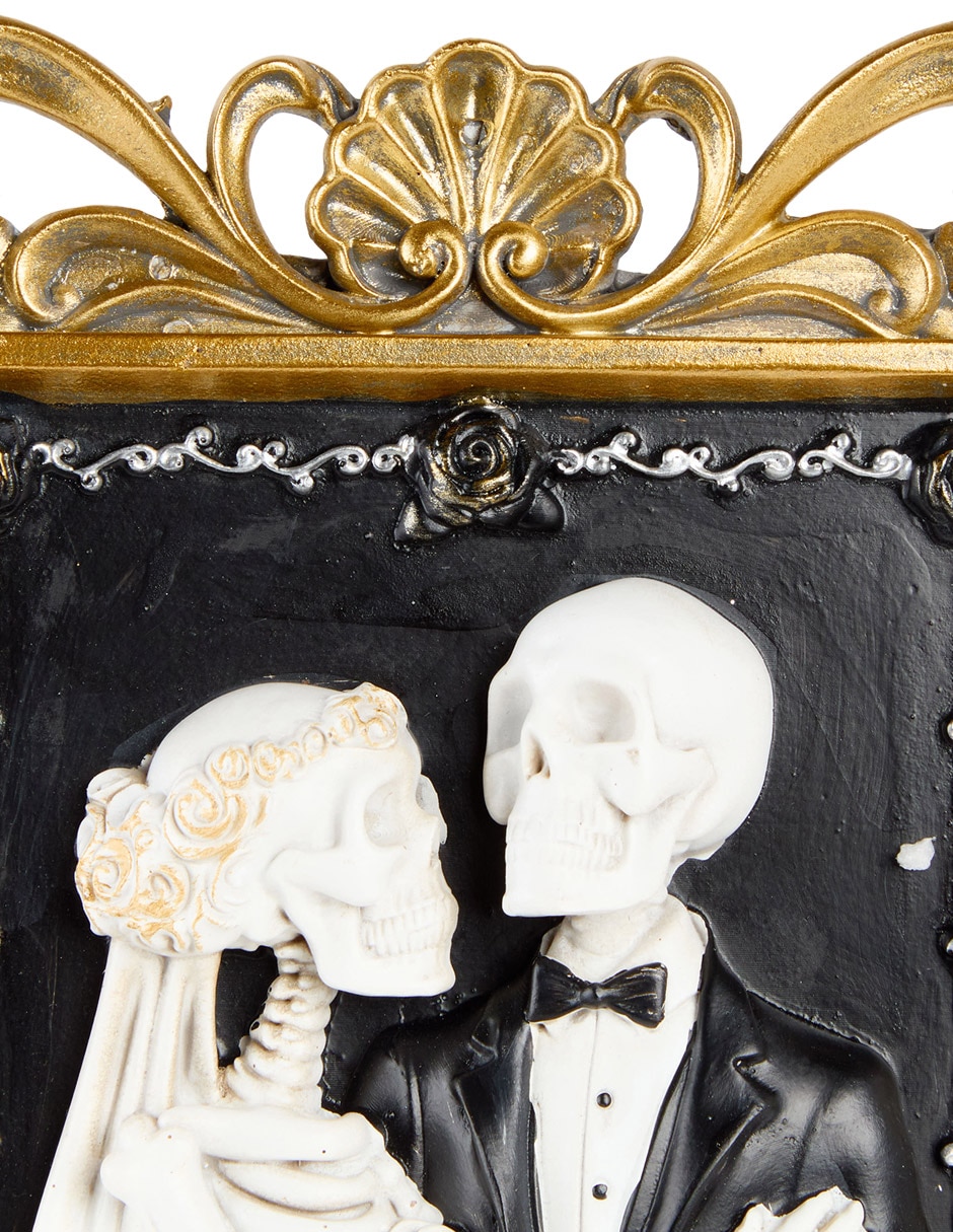 Figura decorativa de Día de Muertos Novios con forma rectangular 4