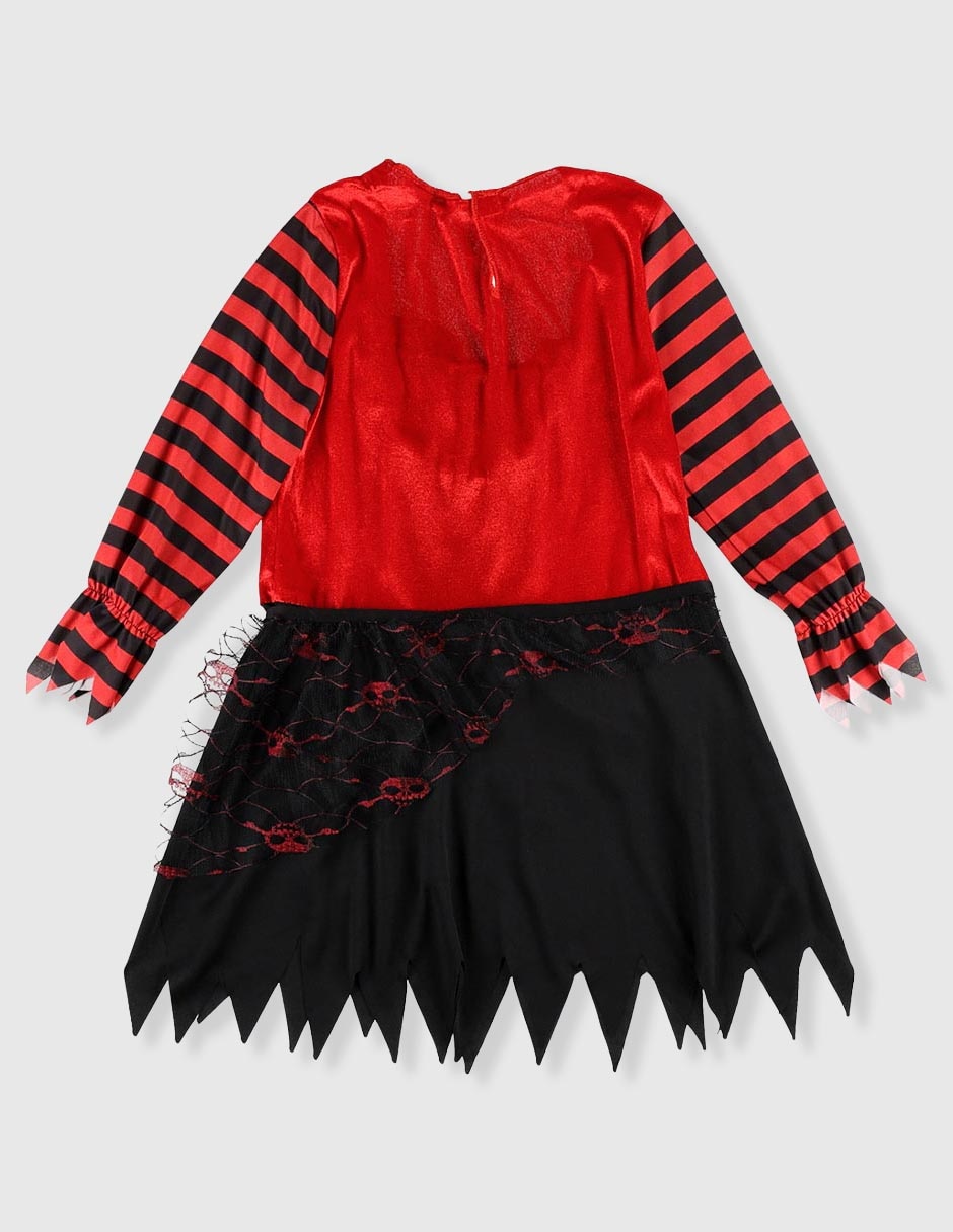 Disfraz Halloween de pirata para niña 3