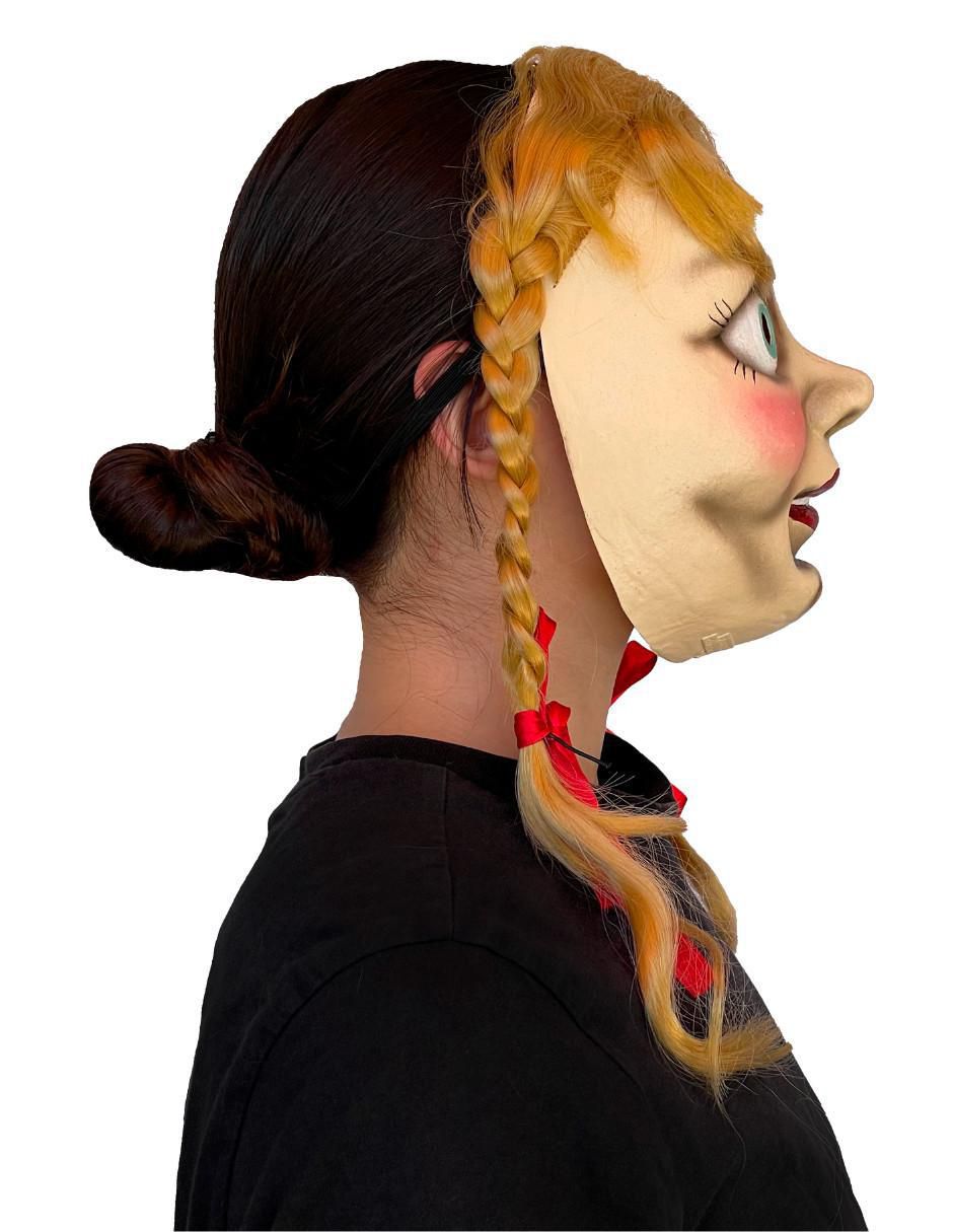 Máscara para disfraz de Annabelle 4