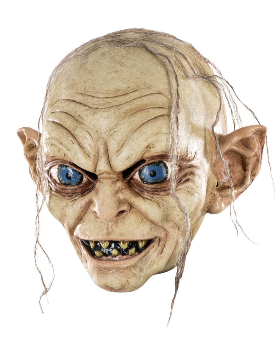 Máscara para disfraz de Gollum El señor de los anillos Máscara para disfraz de Gollum El señor de los anillos