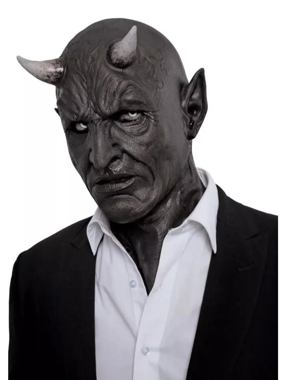 Máscara para disfraz de diablo Hyper Mask