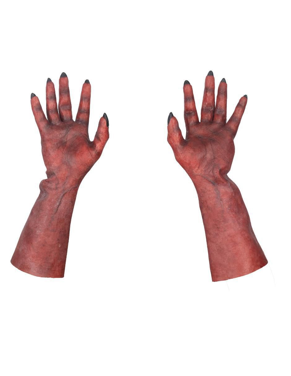 Guantes para disfraz de diablo Hyper Mask 3