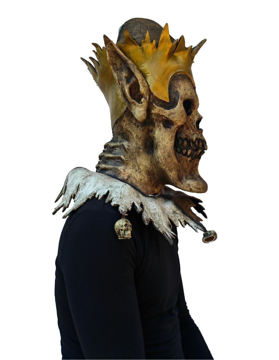Máscara para disfraz de calaveras Nightmare Collection 3
