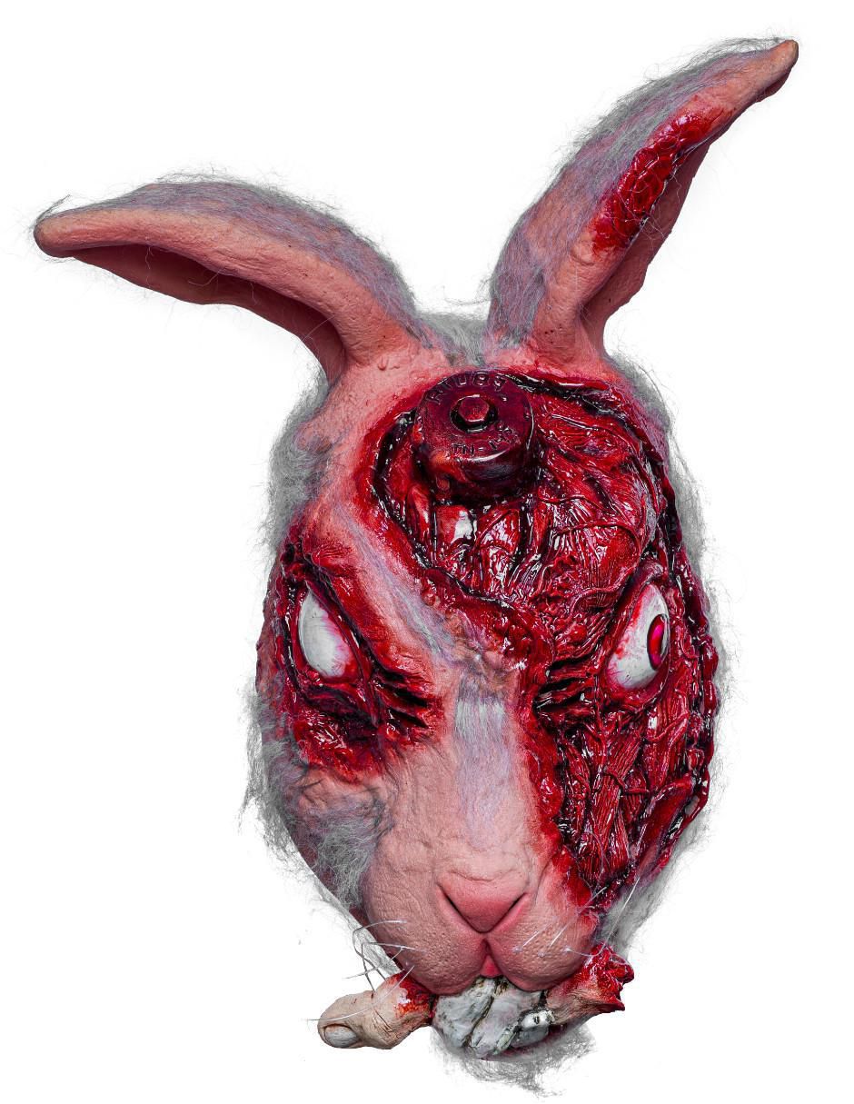 Máscara para disfraz de conejo Nightmare Makers