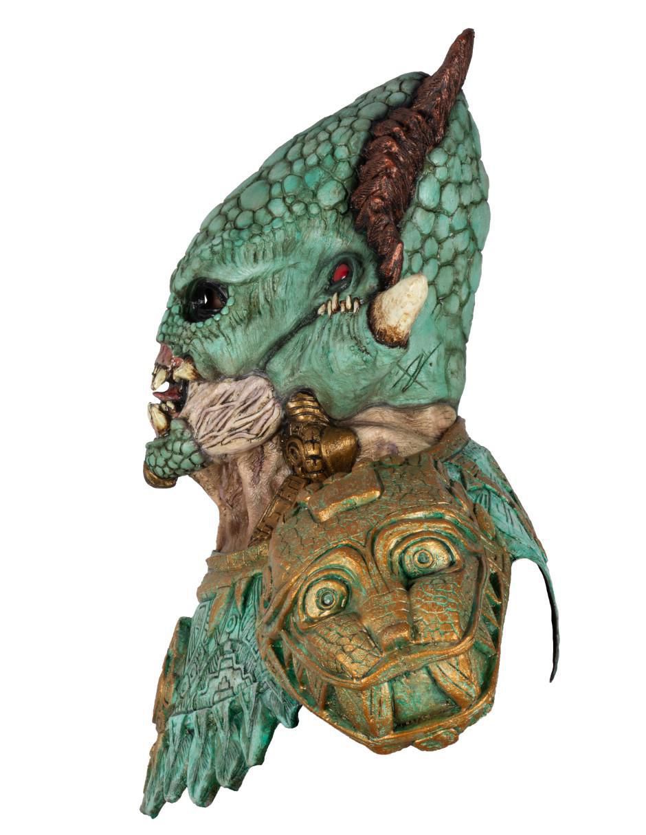 Máscara para disfraz de Quetzalcóatl Nightmare Makers 4