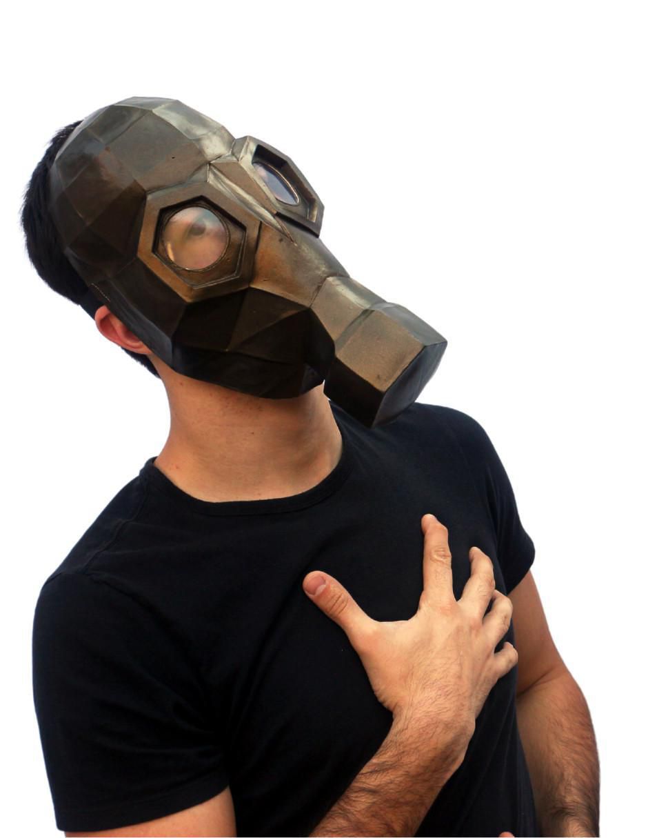 Máscara para disfraz de Gas Mask