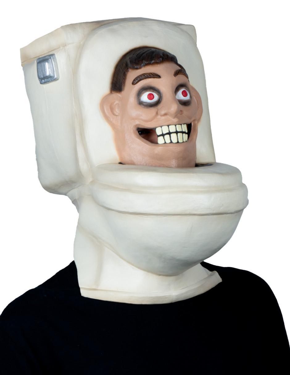 Máscara para disfraz de Skibidi Toilet