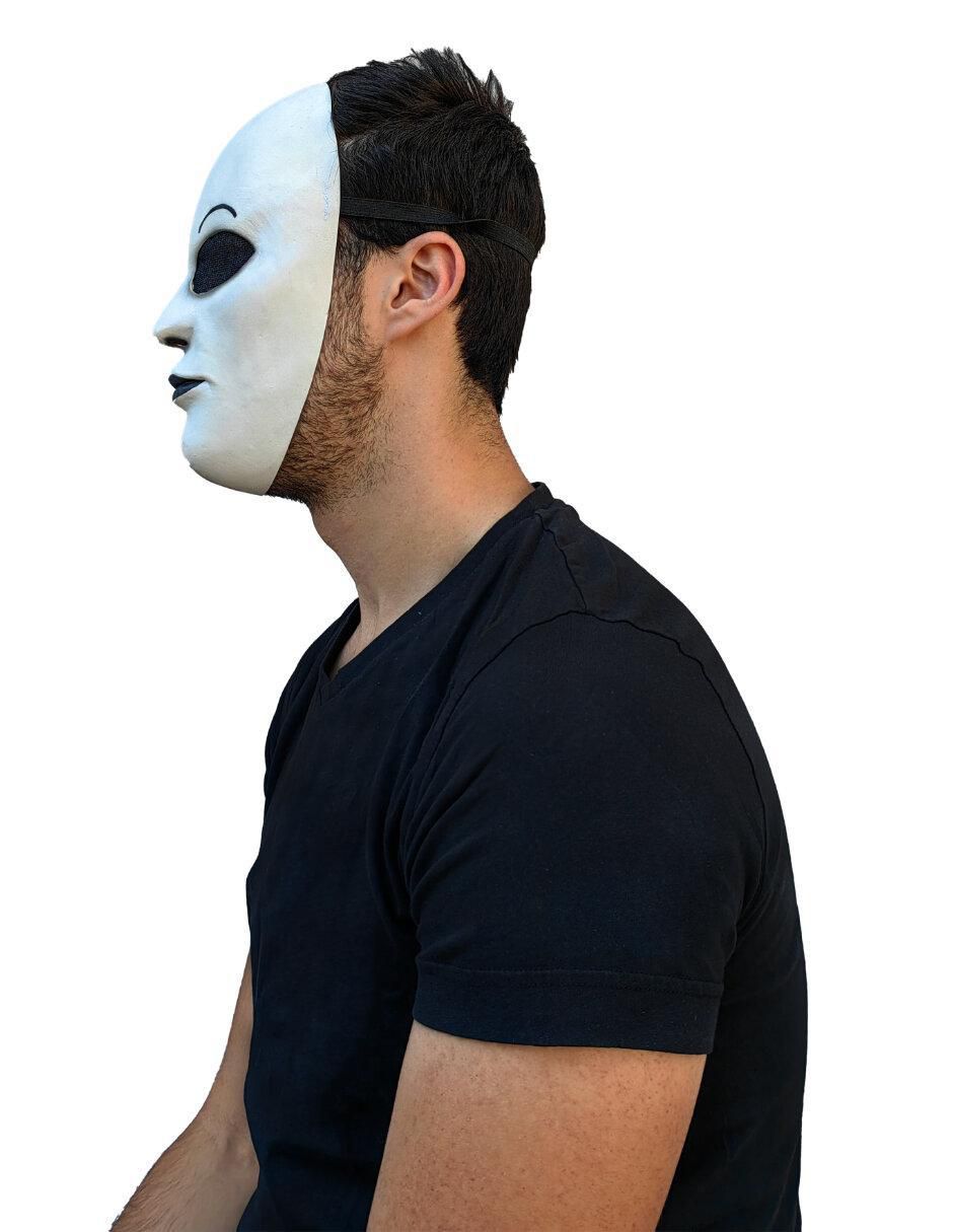 Máscara para disfraz de Creepypasta White 3